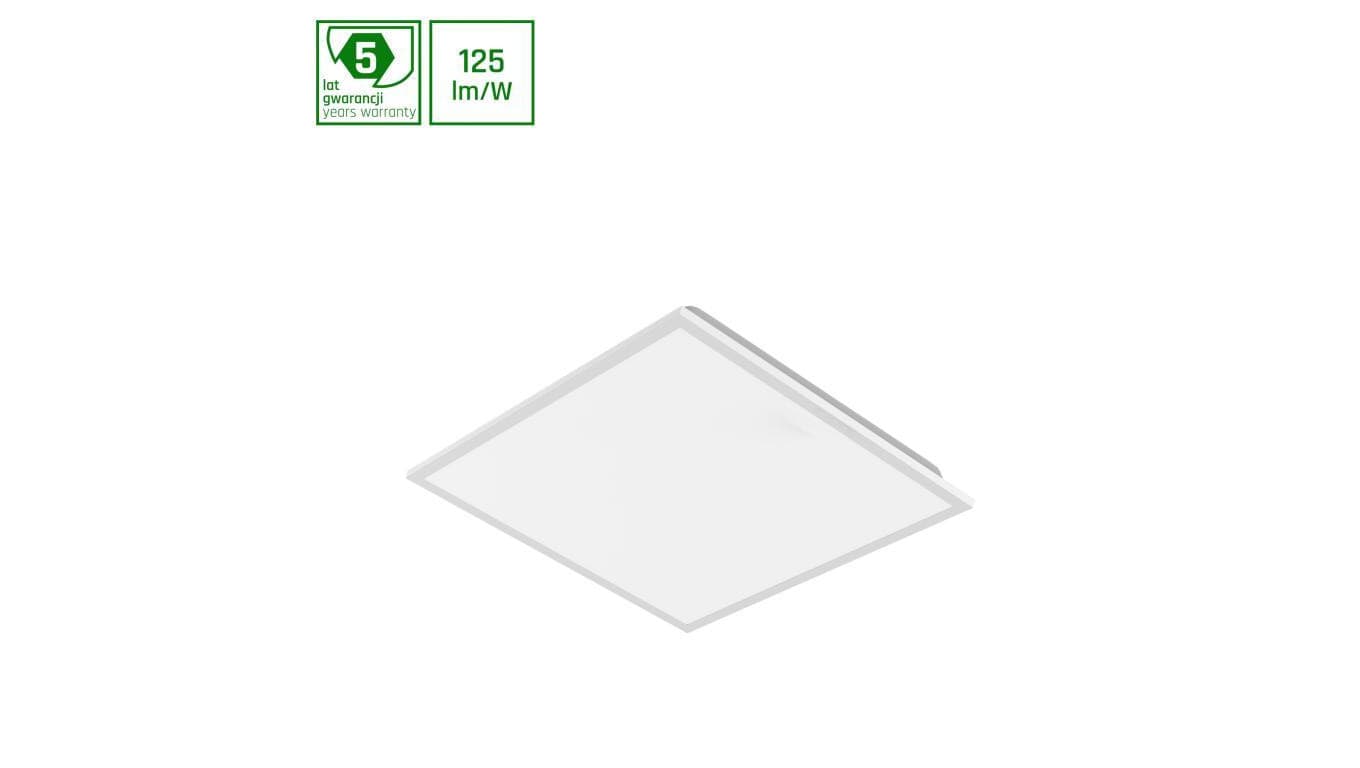 Panel LED ALGINE BACKLIGHT 40W 5000lm 4000K 600x600x28 biały 5 lat gw.