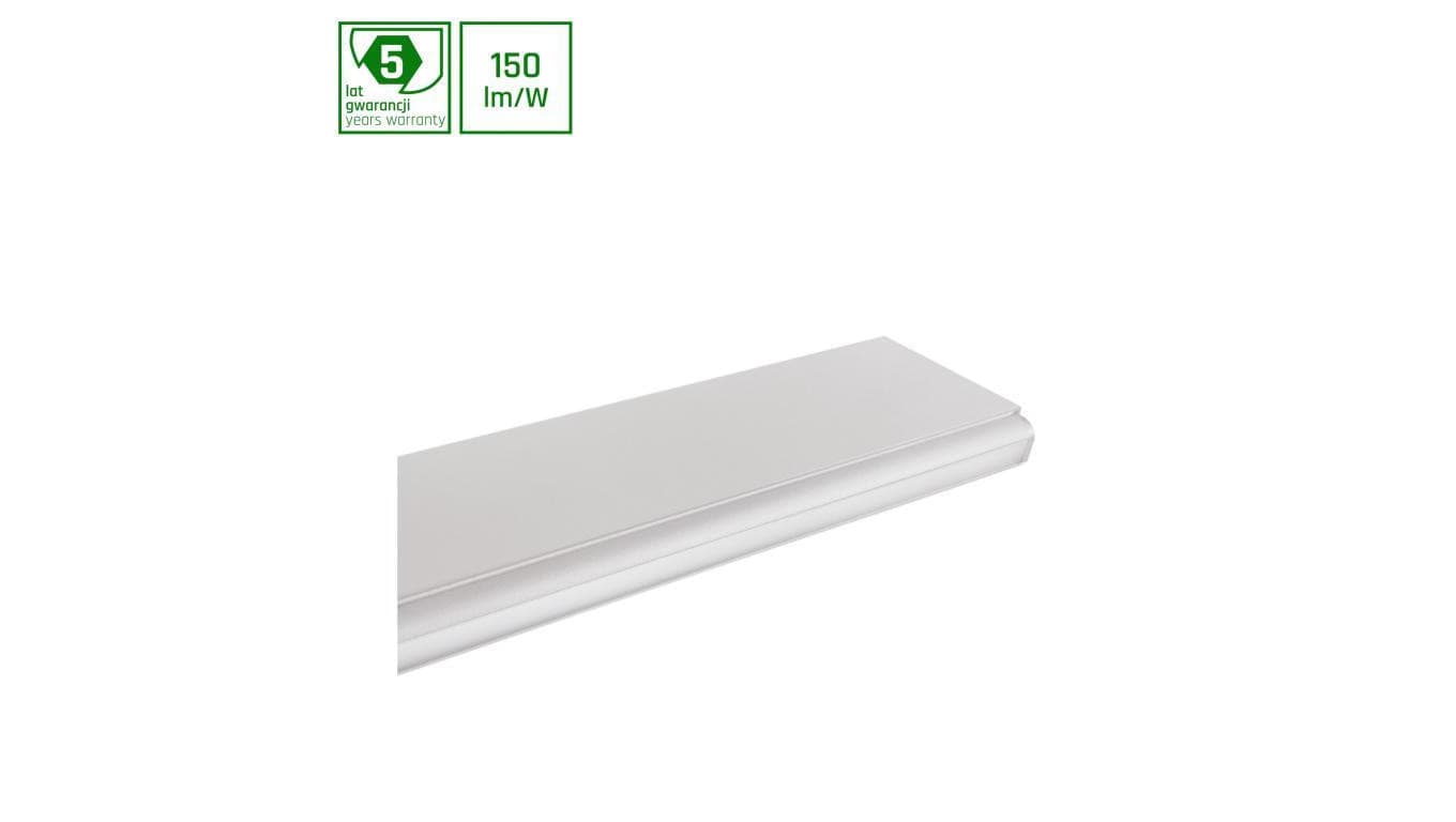 Oprawa zwieszana LED ALLDAY ASYMMETRIC 830 80W 3200lm 3000K 1700mm 110st biała