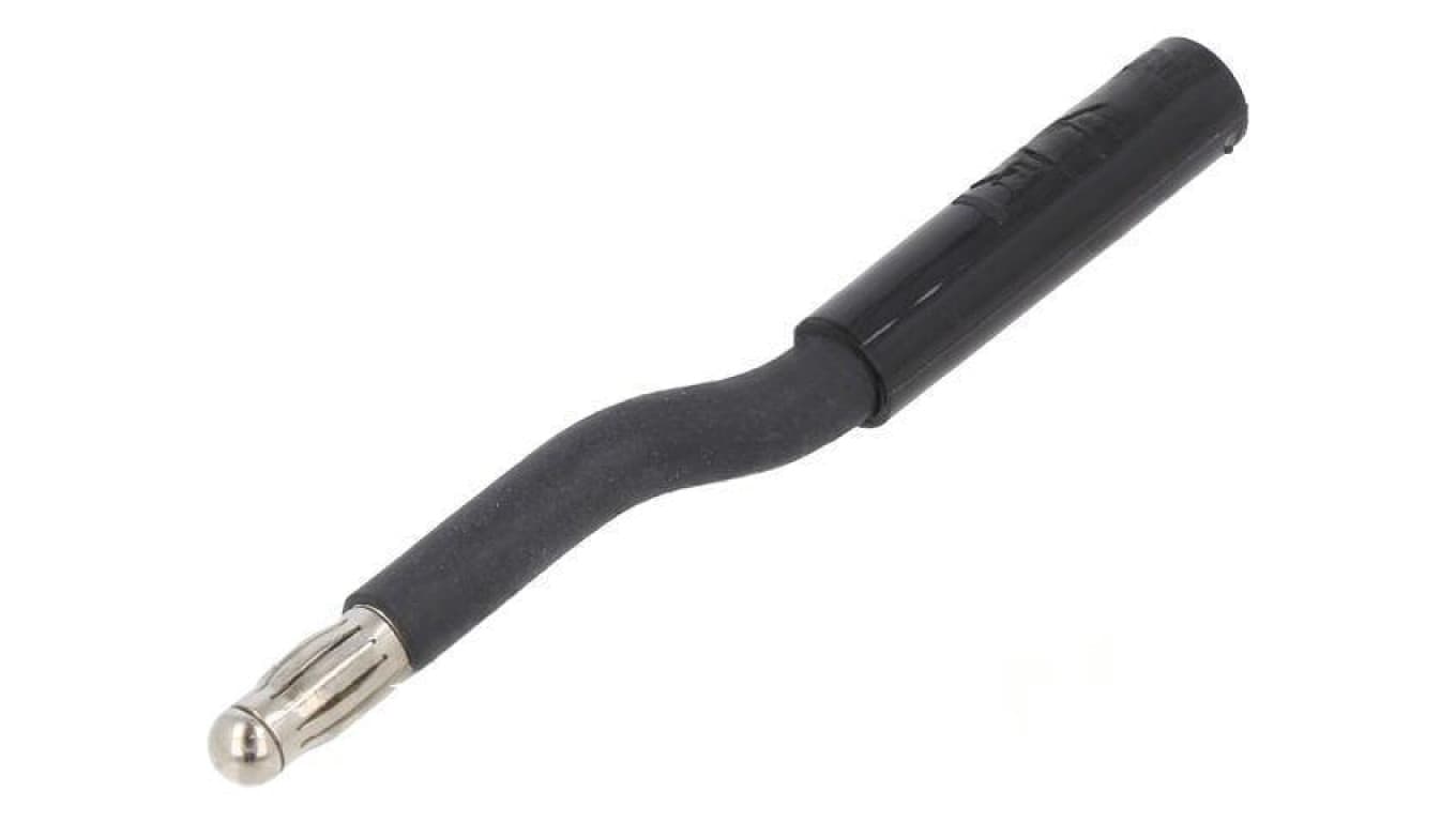 Adapter czarny 25A banan 4mm gniazdo 24.0164-21