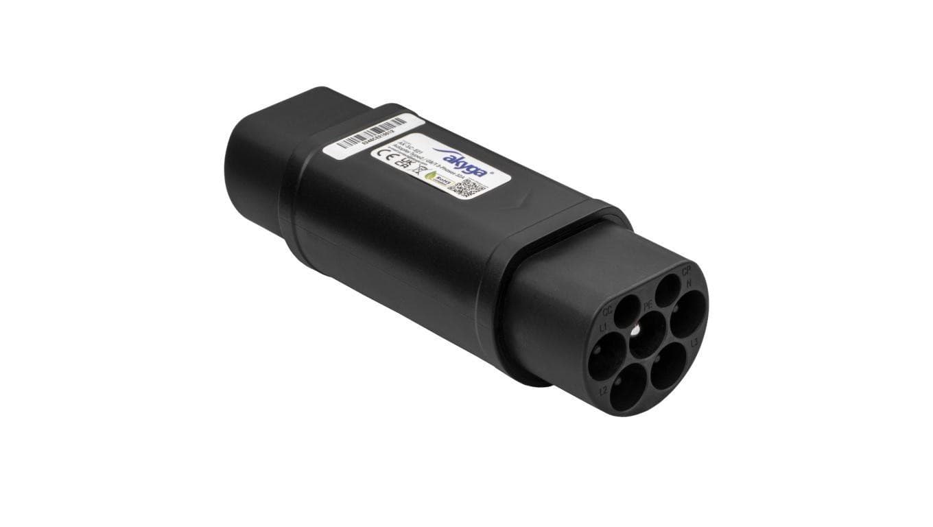 Adapter do ładowania samochodów elektrycznych Akyga AK-SC-E21 Type2 GB/T 3fazy 32A