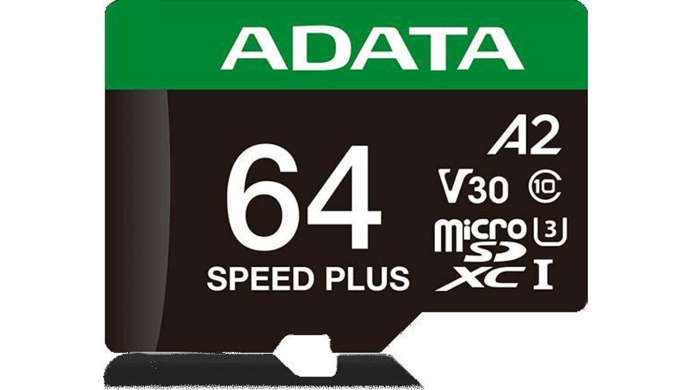 Adata Karta pamięci microSD Speed Plus 64GB UHS1 U3 V30 A2 160/140 MB/s