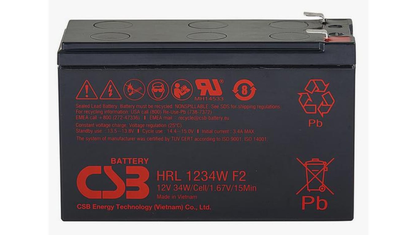 Akumulator CSB HRL1234W F2FR 12V 9Ah