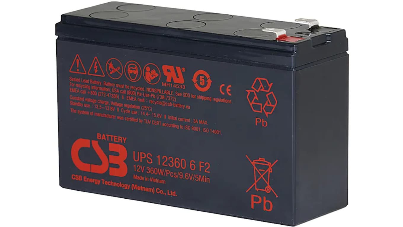 Akumulator CSB UPS123606F2F1 12V 360W 5min