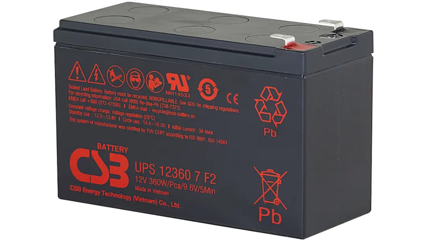 Akumulator CSB UPS123607F2 12V 360W 5min
