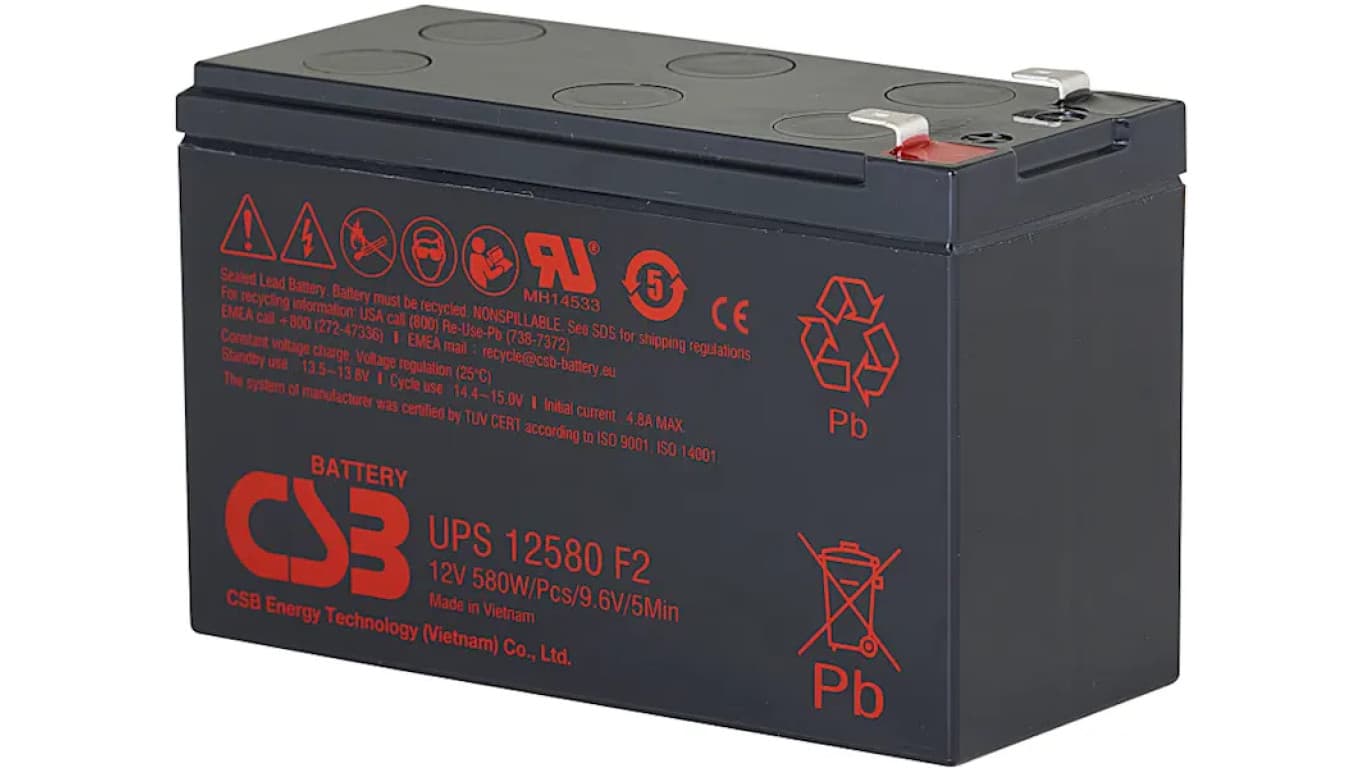 Akumulator CSB UPS12580F2 12V 580W 5min
