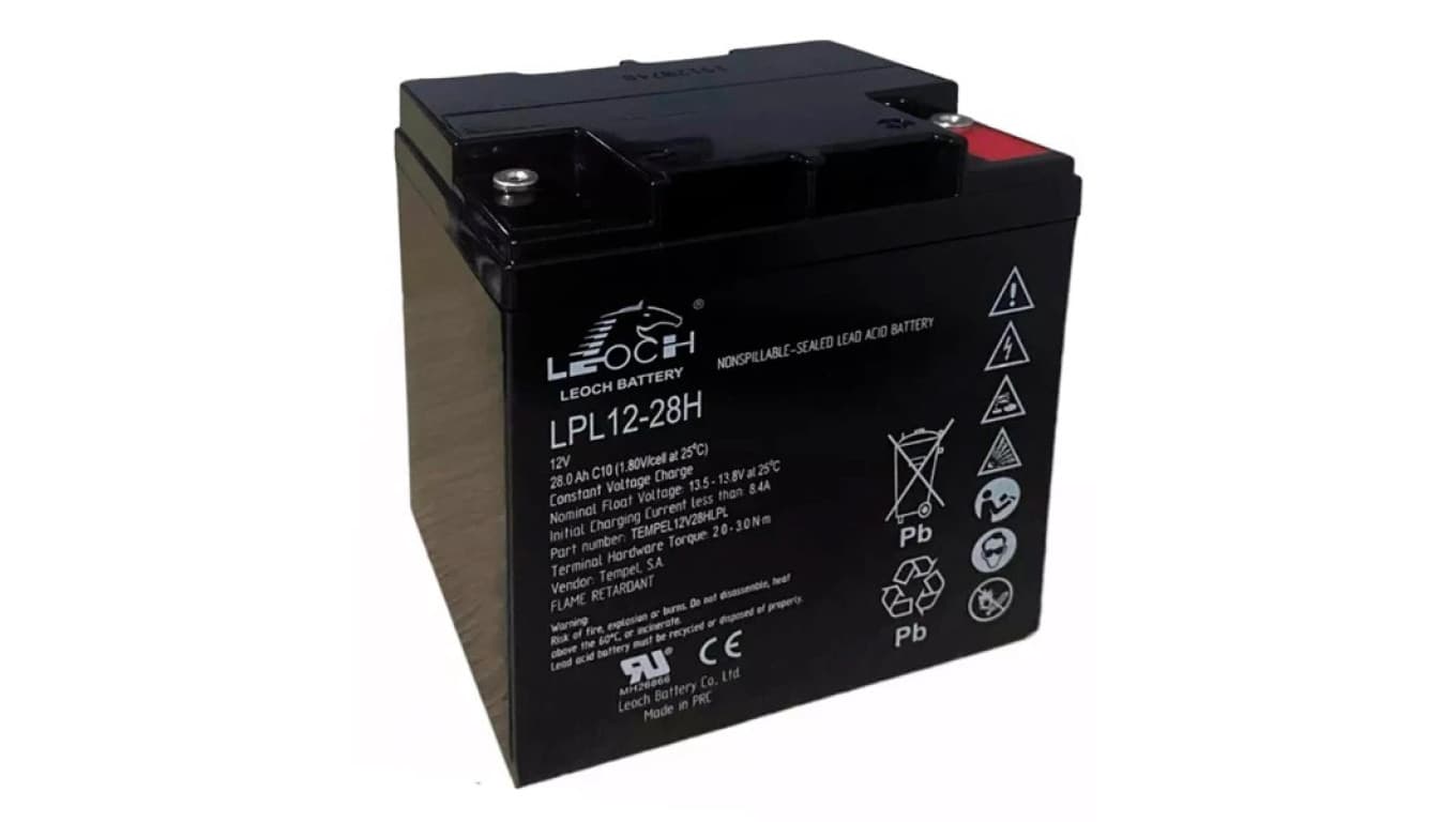Akumulator VRLA AGM 12V 28Ah 12V (żywotność 12lat) LPL 12-28H