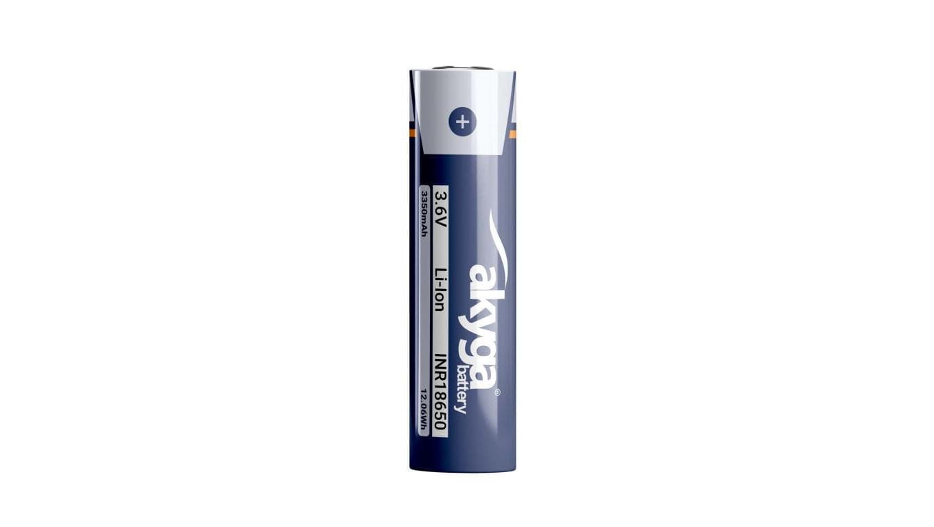 Akumulator litowo-jonowy Akyga AKY1382 INR18650-34M Li-Ion 3.6V / 3350mAh