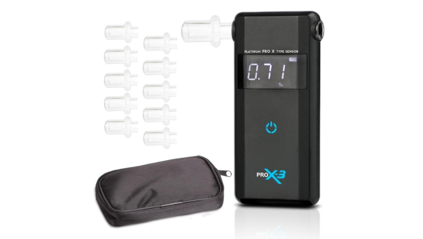Alkomat AlcoFind PRO-X-3 + ustniki , 12mc kalibracji