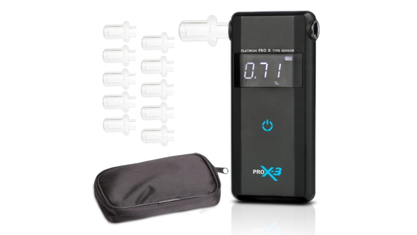 Alkomat AlcoFind PRO-X-3 + ustniki , 12mc kalibracji