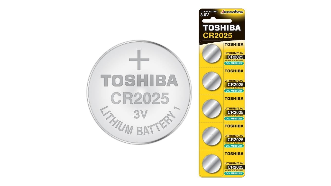 Baterie Specjalistyczne TOSHIBA Litowa CR 2025 3V Blister 5szt