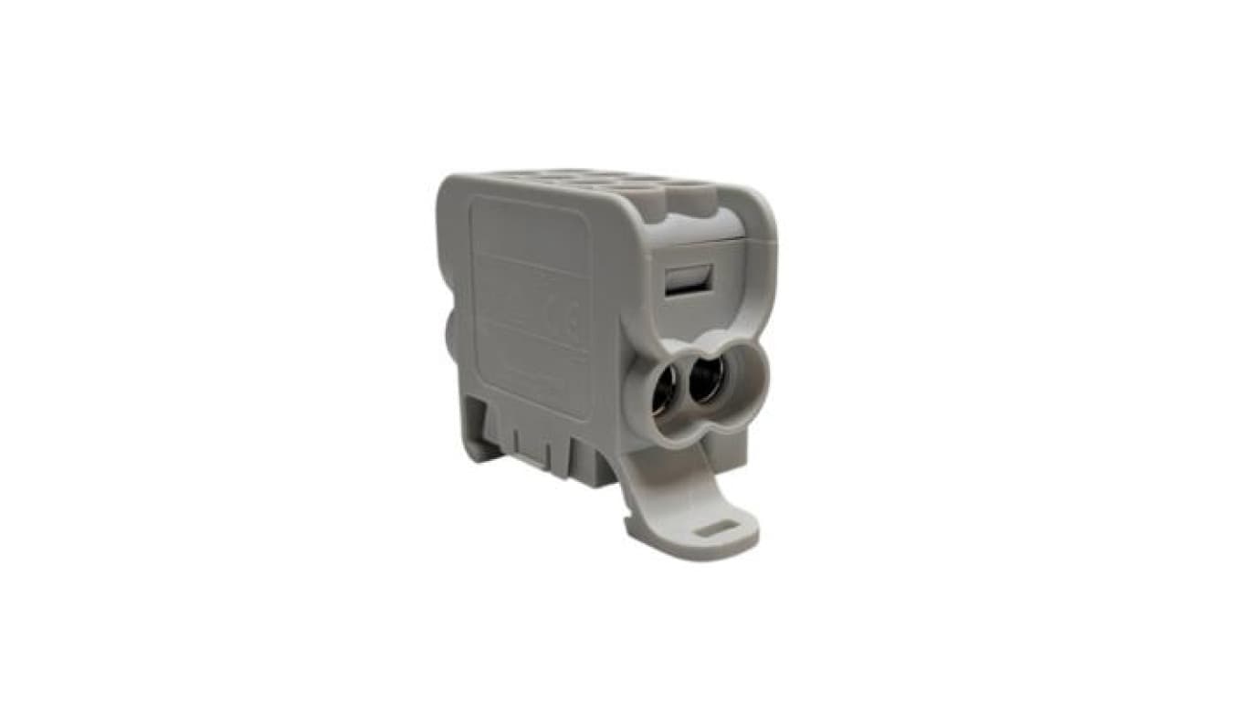 Blok dystrybucyjny - rozdzielczy HLAK25 1P szary 2xAl/Cu 25mm²+16mm² 1000VAC/1500VDC MAG1251A00
