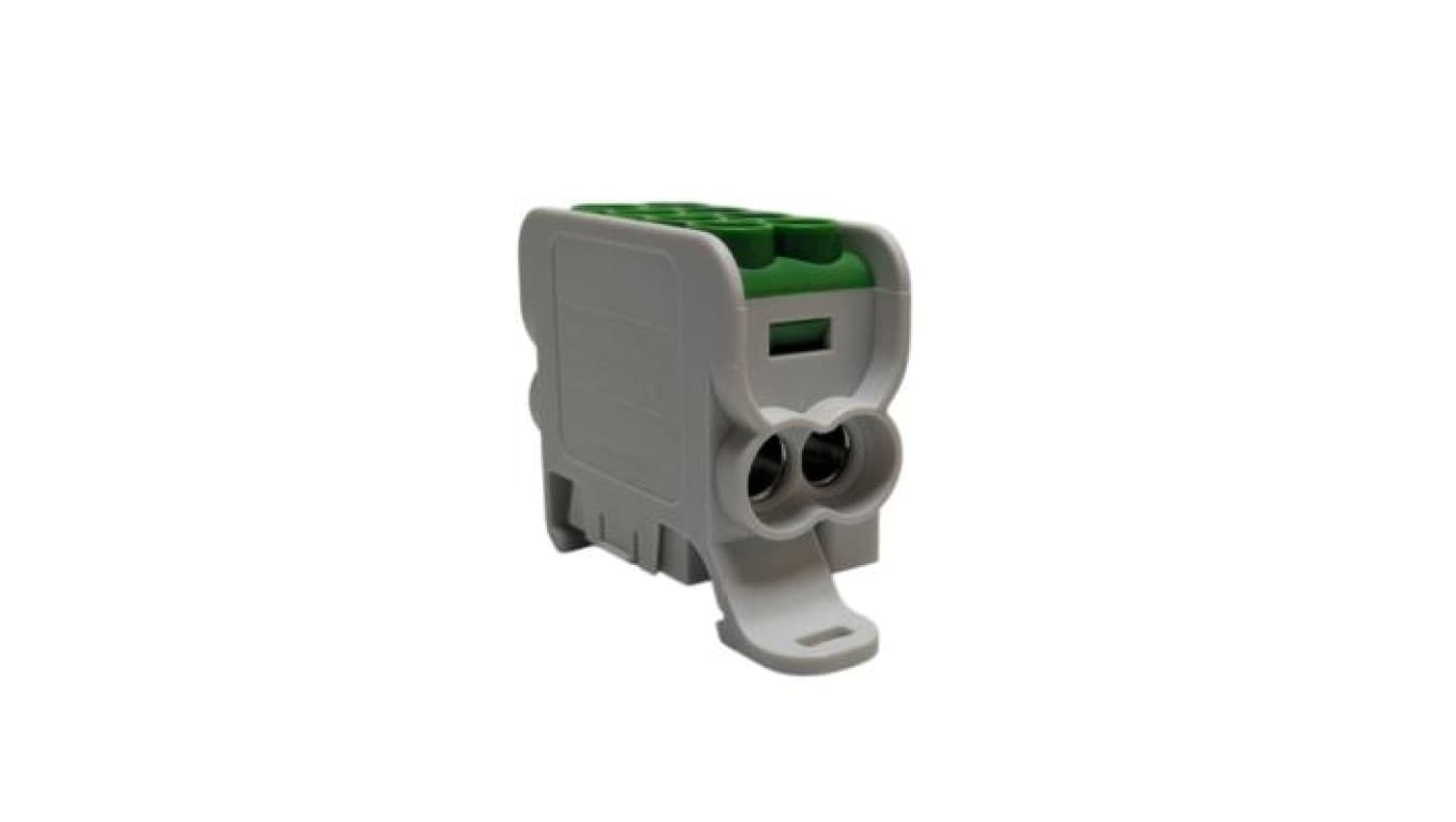 Blok dystrybucyjny - rozdzielczy HLAK25 1P zielony 2xAl/Cu 25mm²+16mm² 1000VAC/1500VDC MAG1251G00