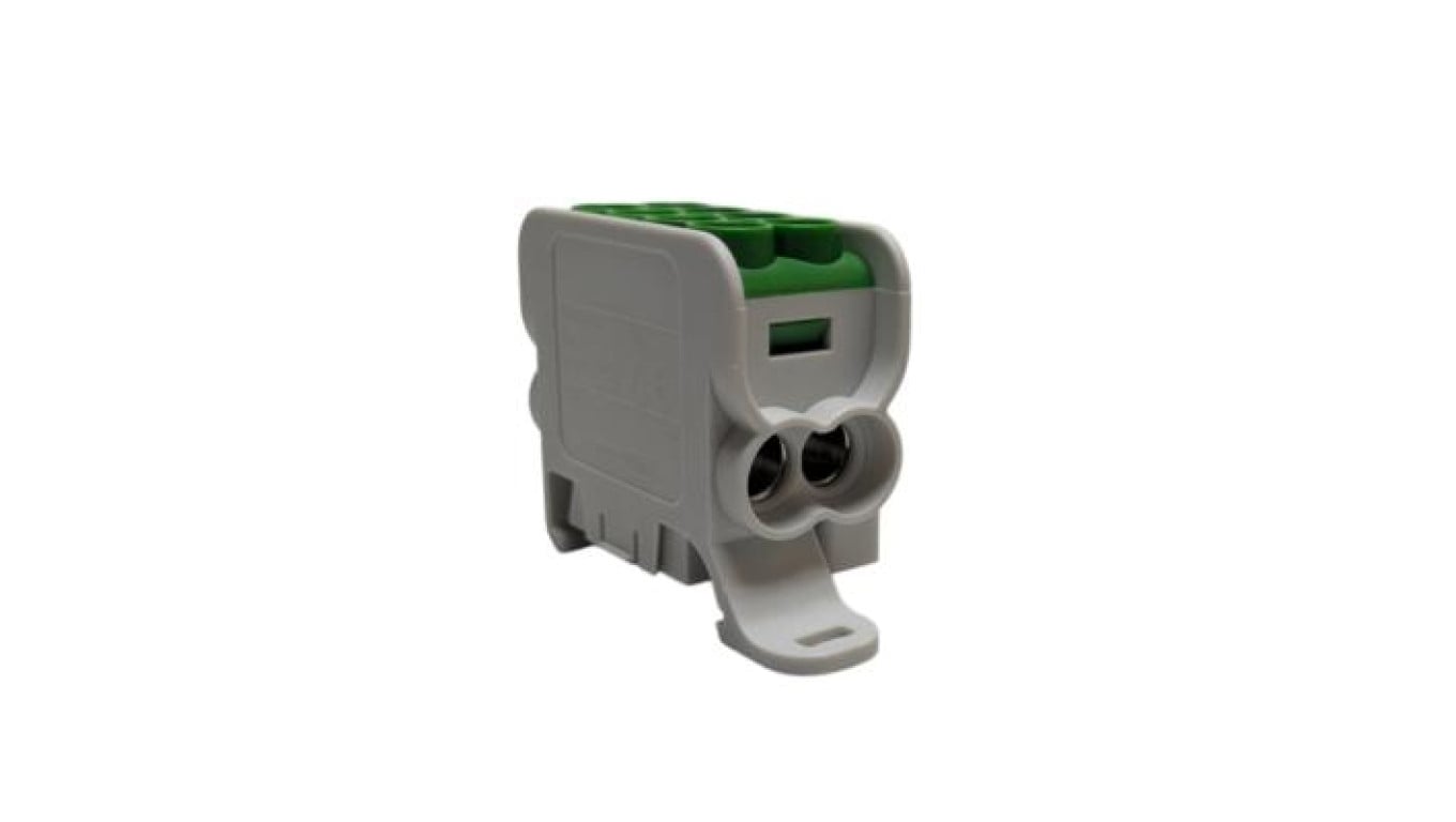 Blok dystrybucyjny - rozdzielczy HLAK25 1P zielony 2xAl/Cu 25mm²+16mm² 1000VAC/1500VDC MAG1251G00