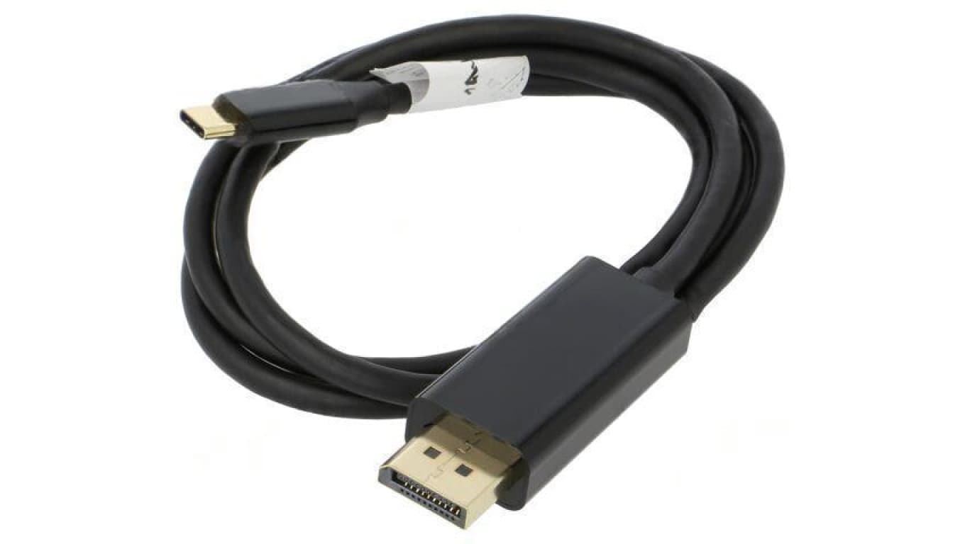 Adapter DisplayPort 1.2,USB 3.2 DisplayPort wtyk,USB C wtyk CA-CMDP-10CU-0010-BK
