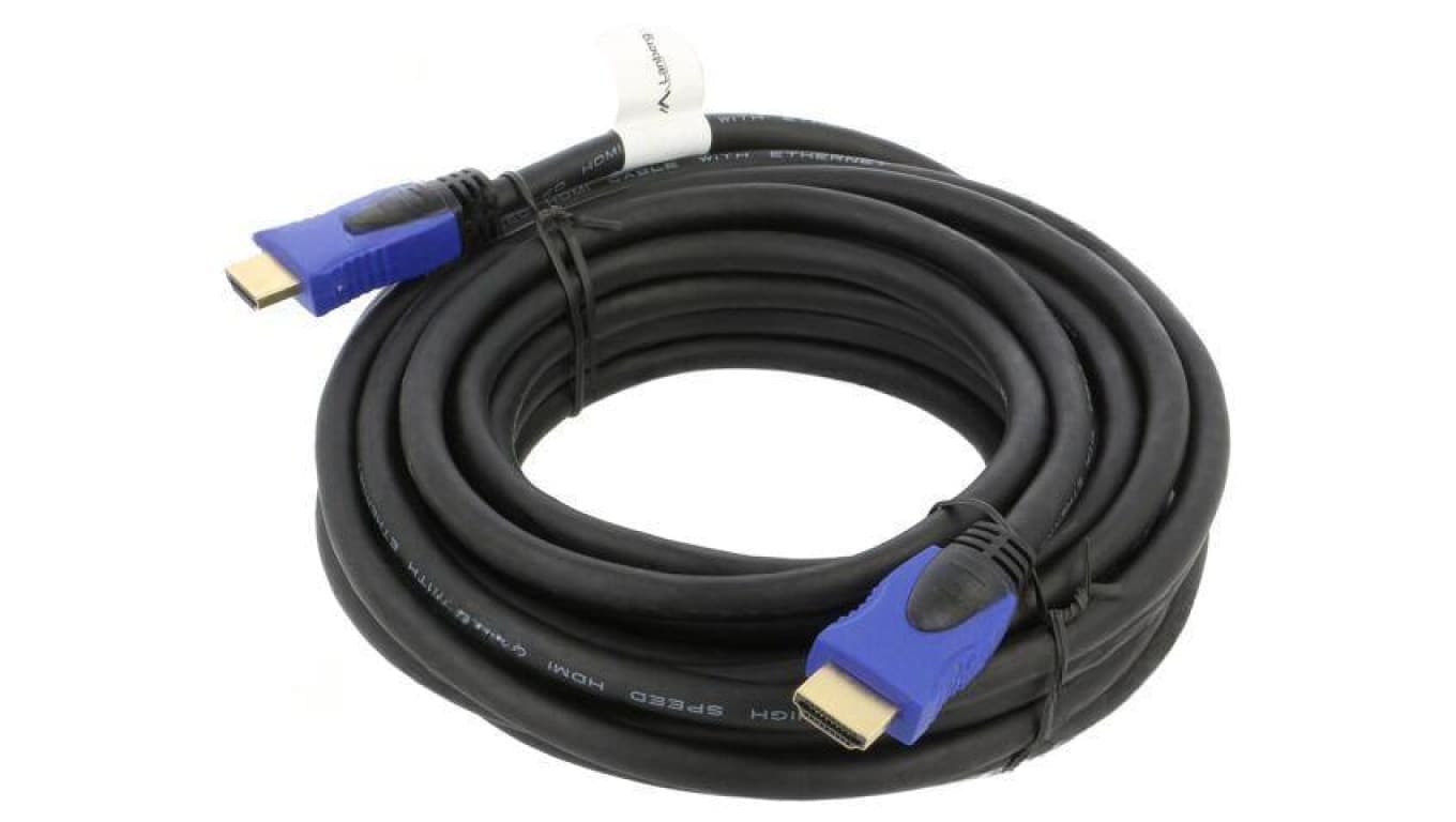 Kabel HDMI wtyk z obu stron PVC HDMI 2.0 7,5m czarny 30AWG CA-HDMI-20CU-0075-BK