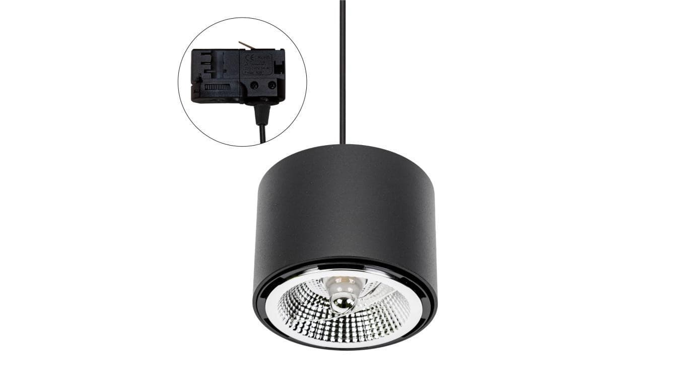 Oprawa na szynoprzewód CHLOE AR111 GU10 120x85mm czarny