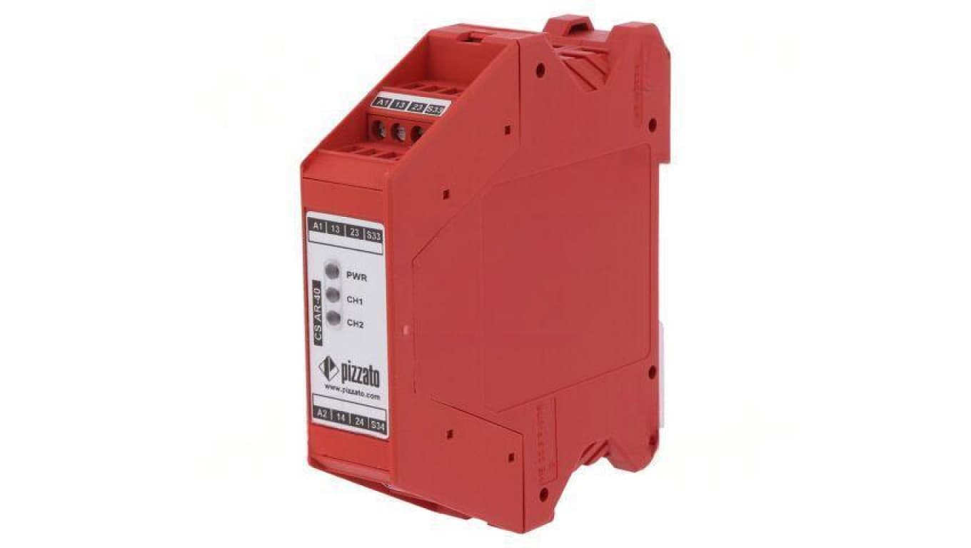 Moduł typu przekaźnik bezpieczeństwa Uzas 24VAC/DC na szynę DIN CS CS AR-40V024