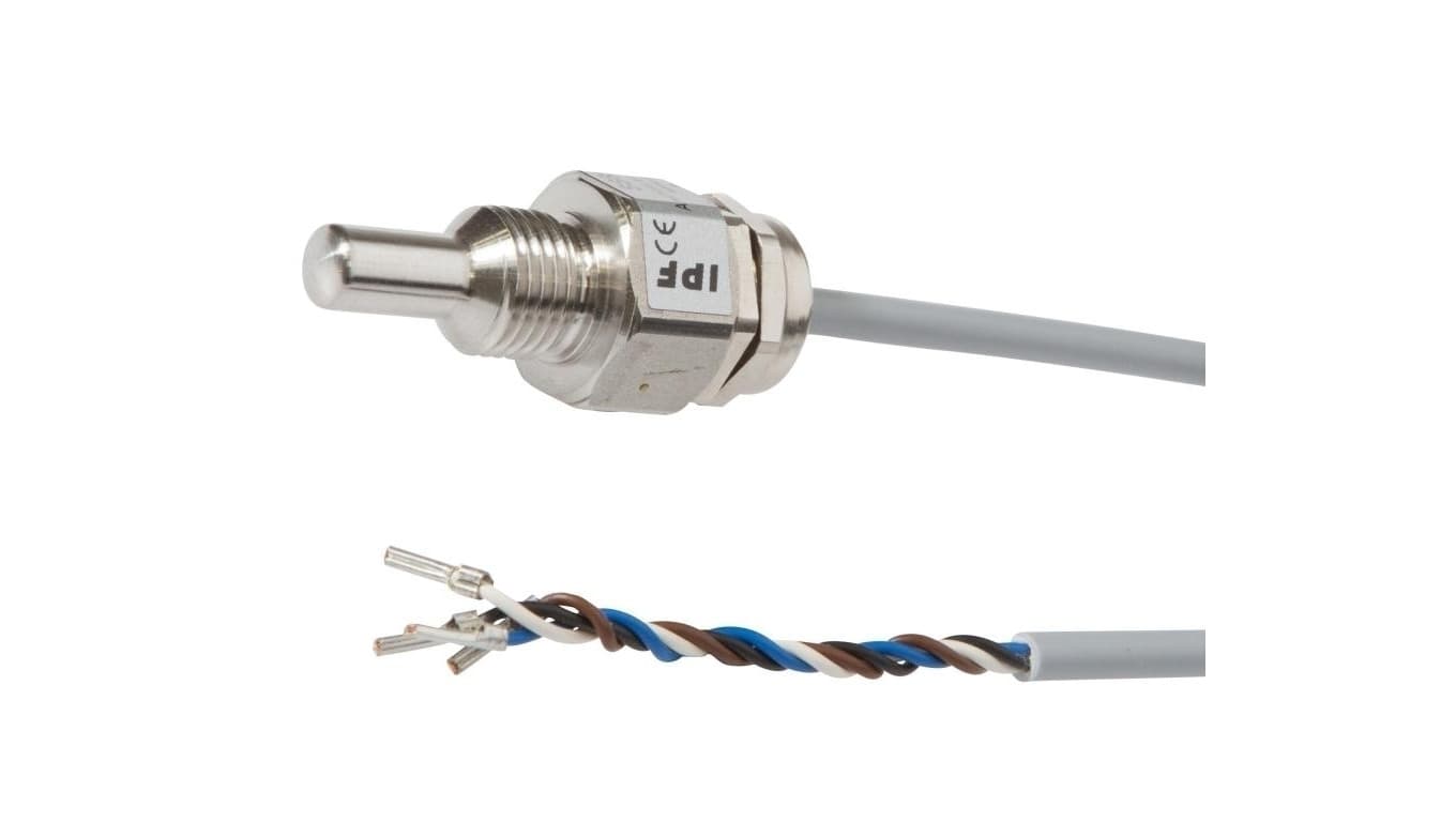 Czujnik przepływu kalorymetryczny G1/4 inch kabel 2m V4A odporność na ciśnienie 100bar IP67 SS896004