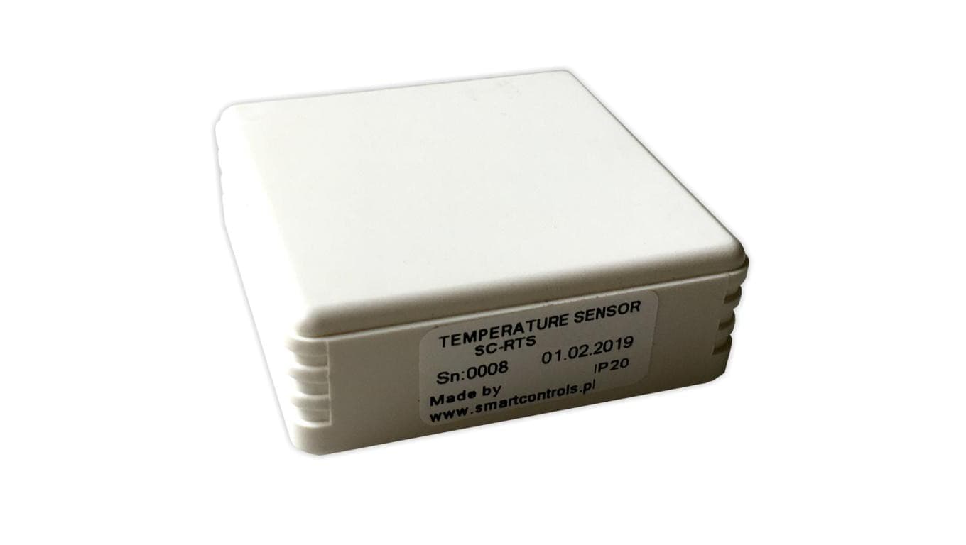 Czujnik temperatury pokojowy pomieszczeniowy pt1000 hvac do sterownika