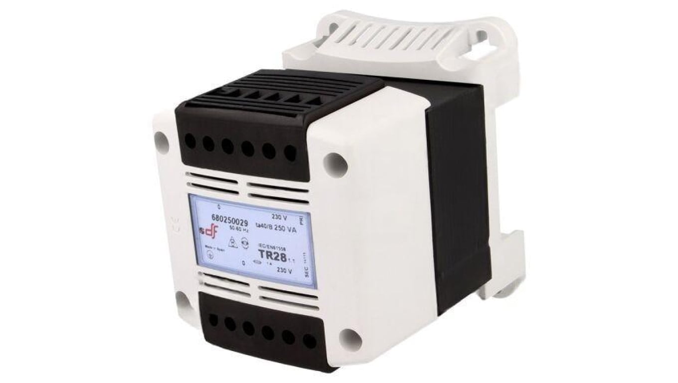 DF-680250029 Transformator sieciowy 250VA 230VAC 230V na szynę DIN IP20
