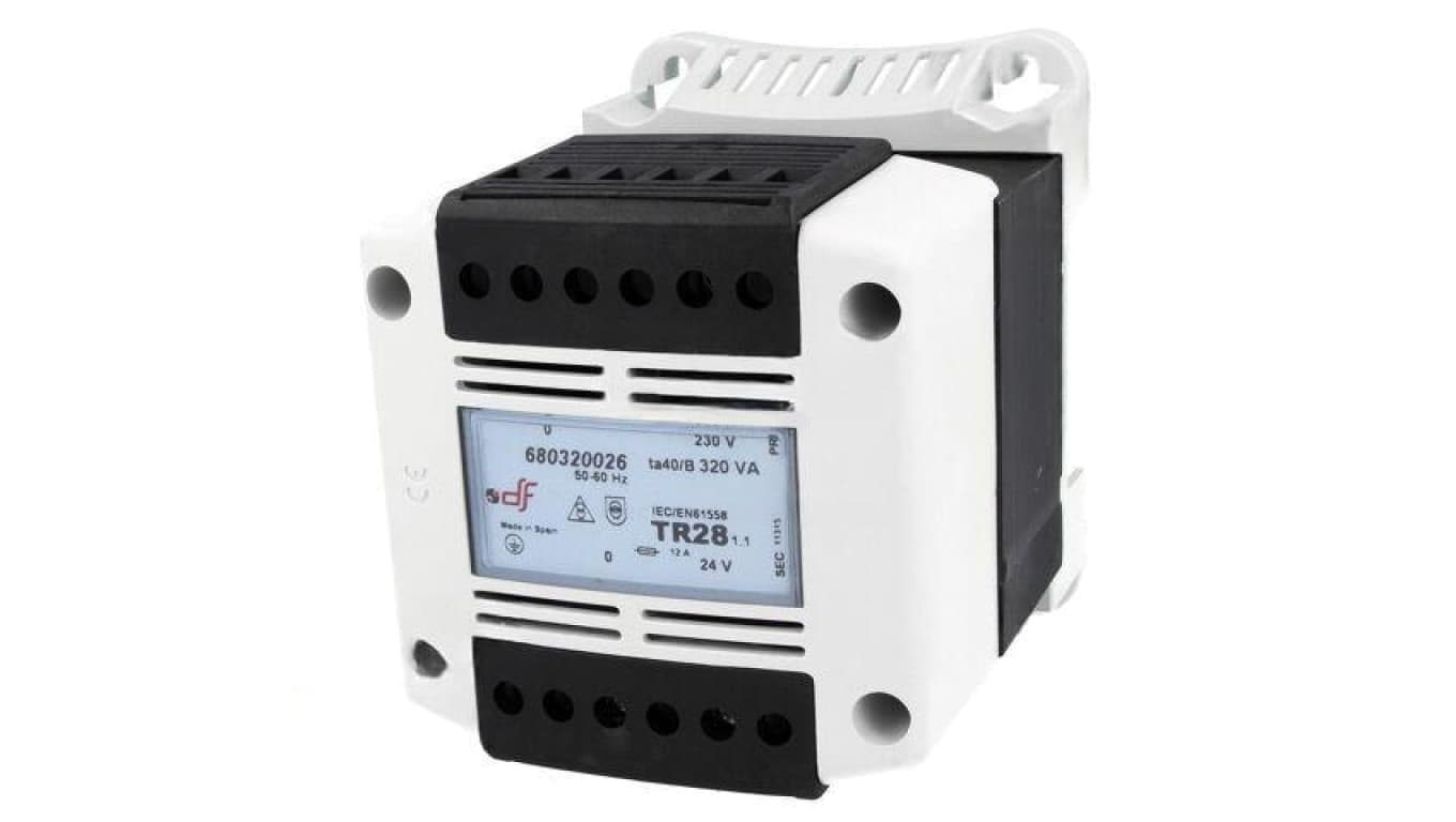 Transformator sieciowy 320VA 230VAC 24V na szynę DIN IP20 680320026