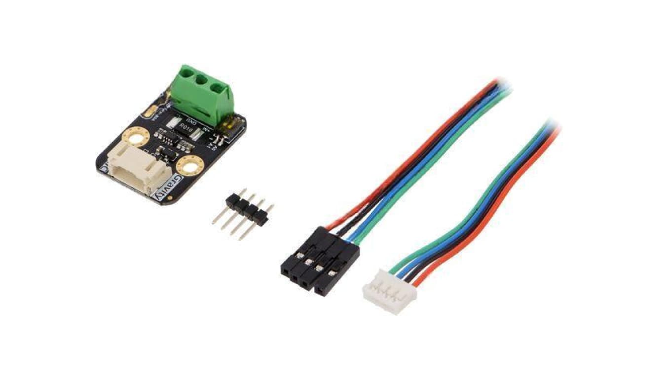Czujnik: watomierz Gravity, I2C Upracy: 3,3÷5VDC SEN0291