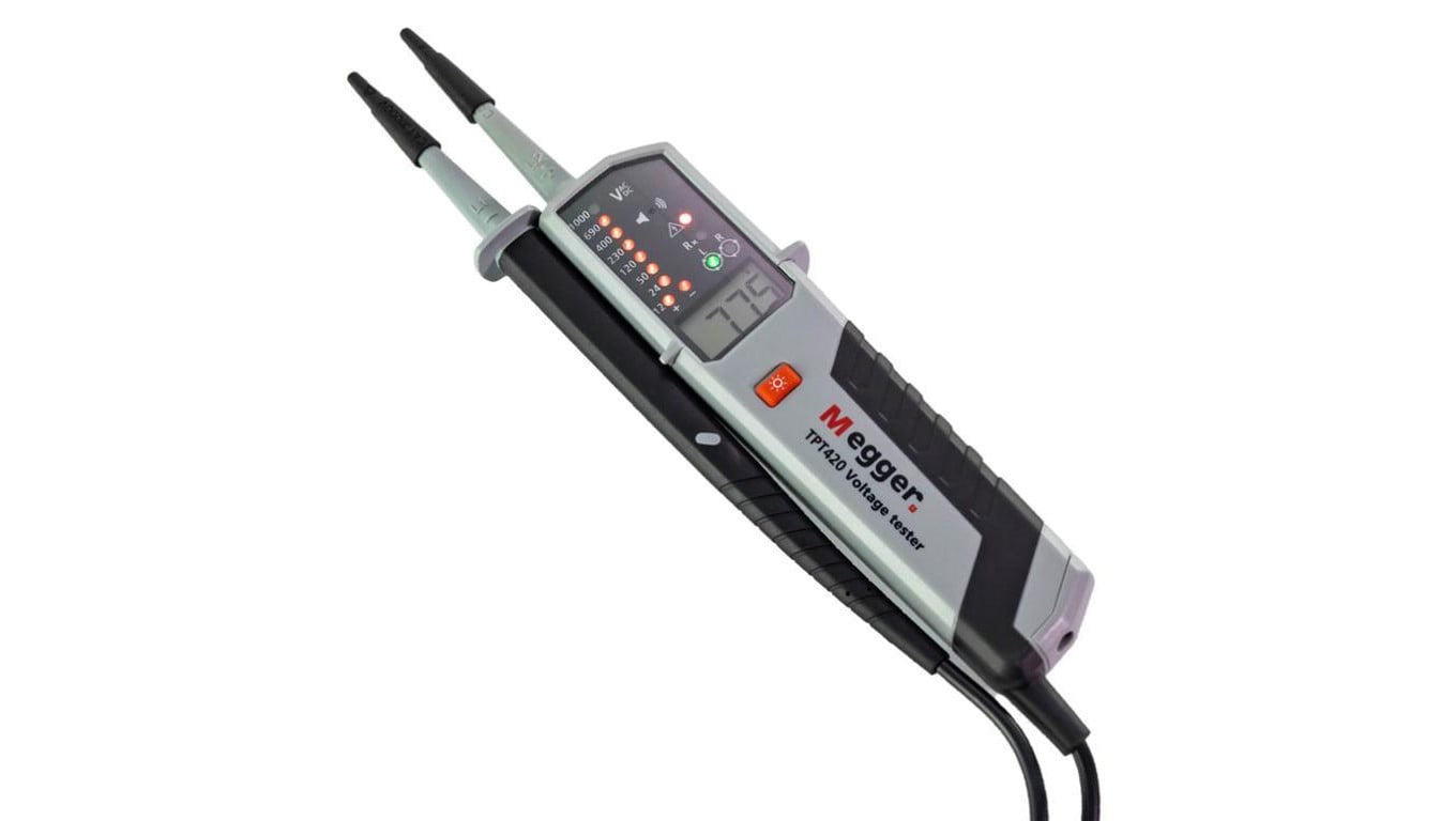 Dwubiegunowy wskaźnik napięcia LCD/LED 12-1000/1500V AC/DC TPT420 1013-189