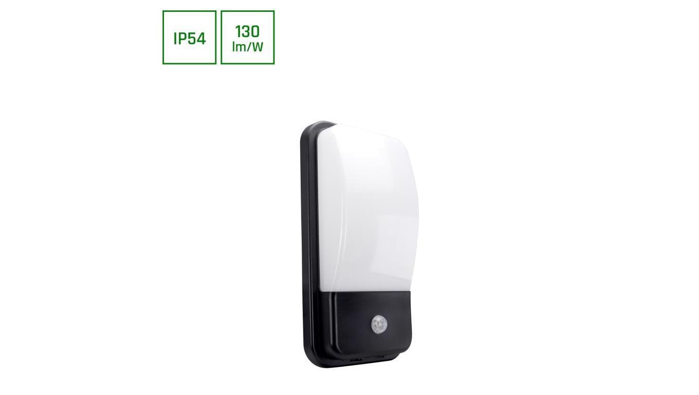 Oprawa elewacyjna ENIGO LED PIR 20W 2600lm 4000K IP54 biały/czarny