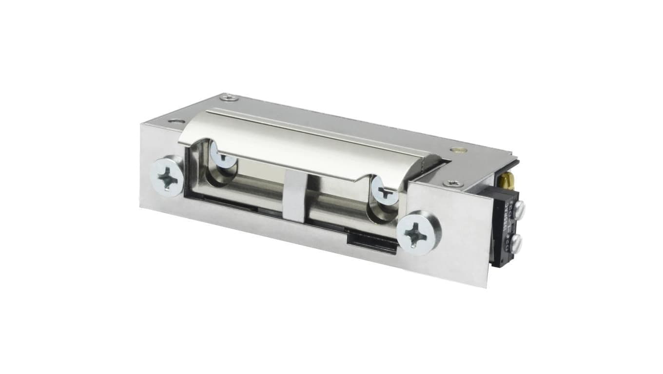 Elektrozaczep Hartte XS24RM wąski rewersyjny z monitoringiem 24V DC