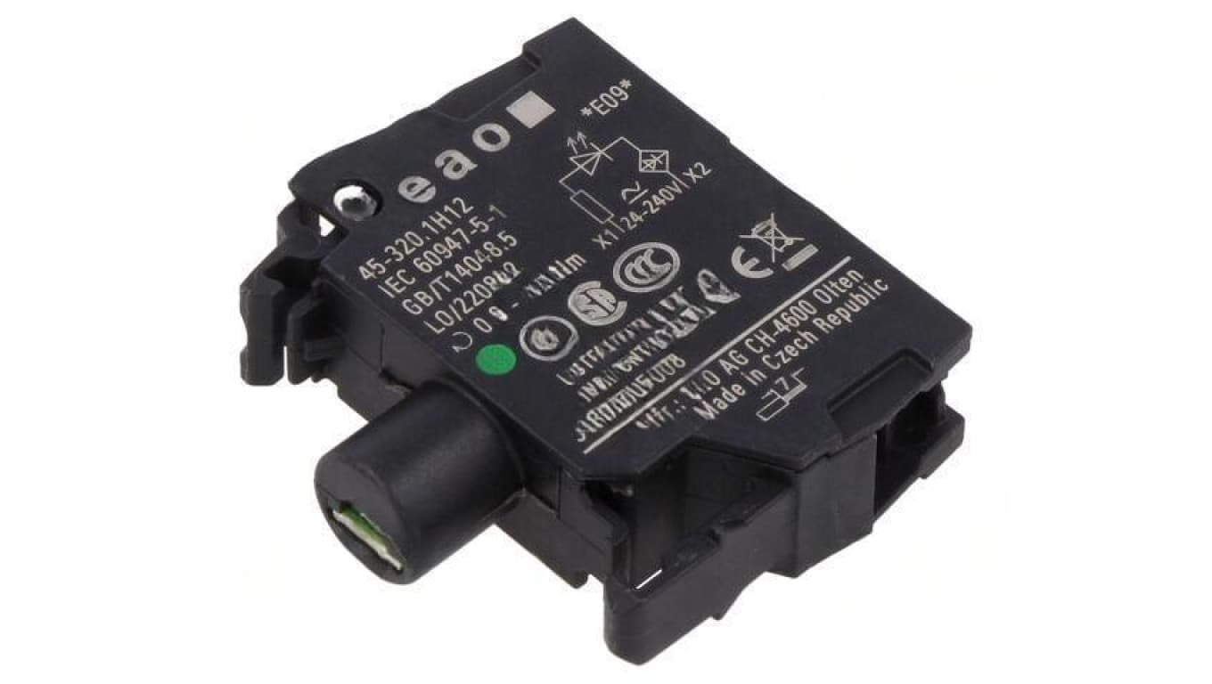 Element podświetlający 22mm 45 do płyty czołowej 24÷240VAC 45-320.1H12