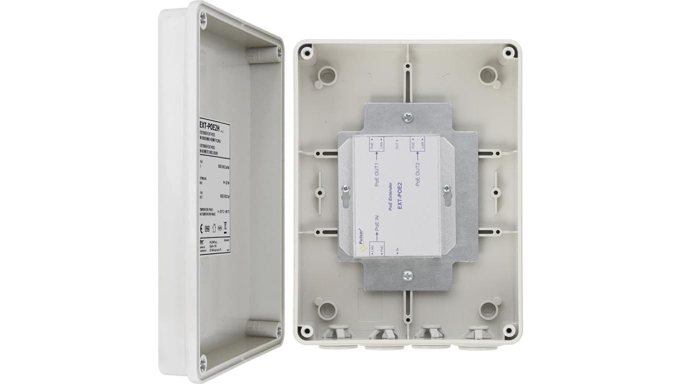 Extender PoE EXT-POE2H w obudowie hermetycznej