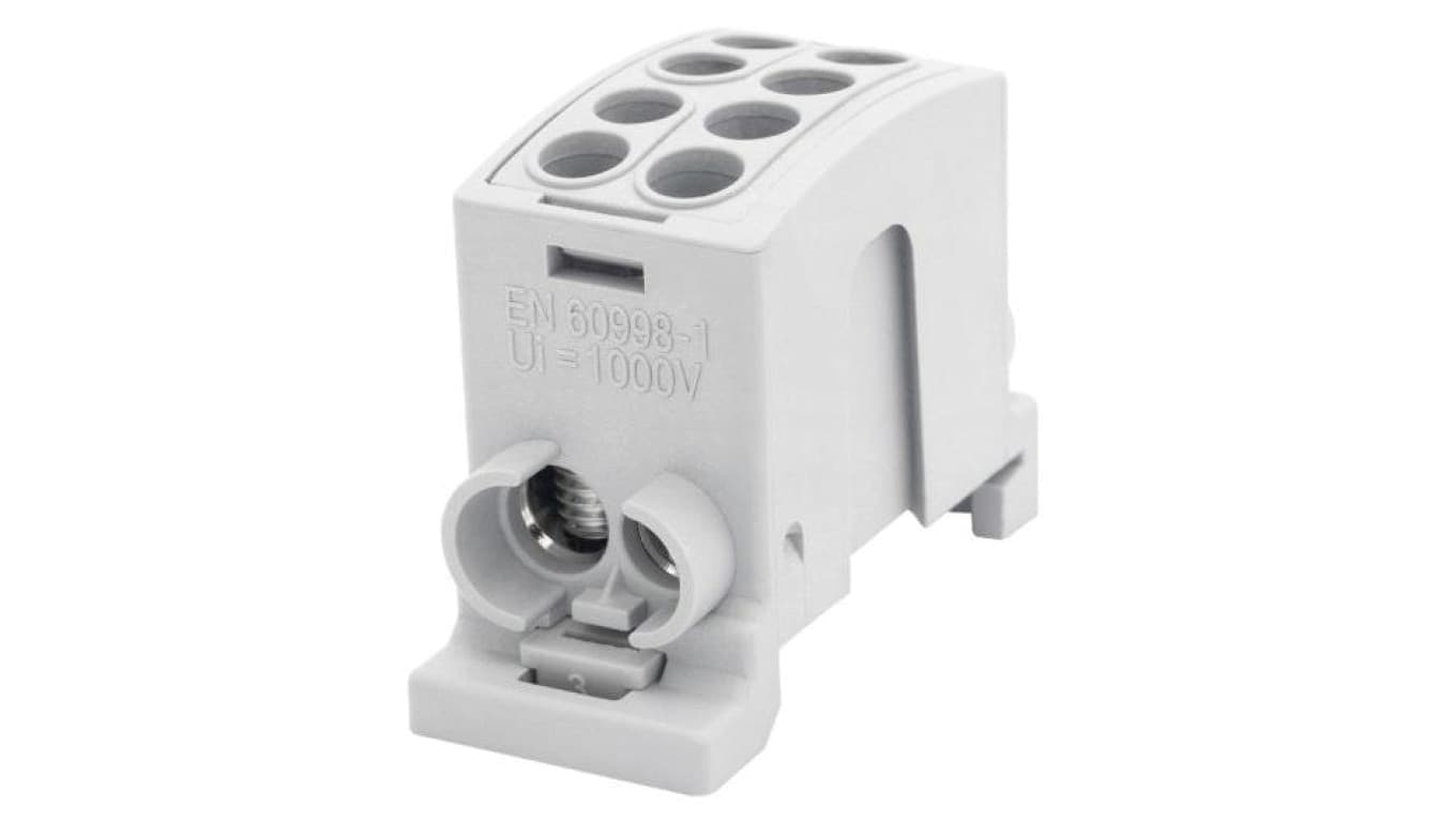 F-ELEKTRO Zacisk HLK 100A-2 (1x25,1x16 / 1x25,1x16) - szary F2.0357