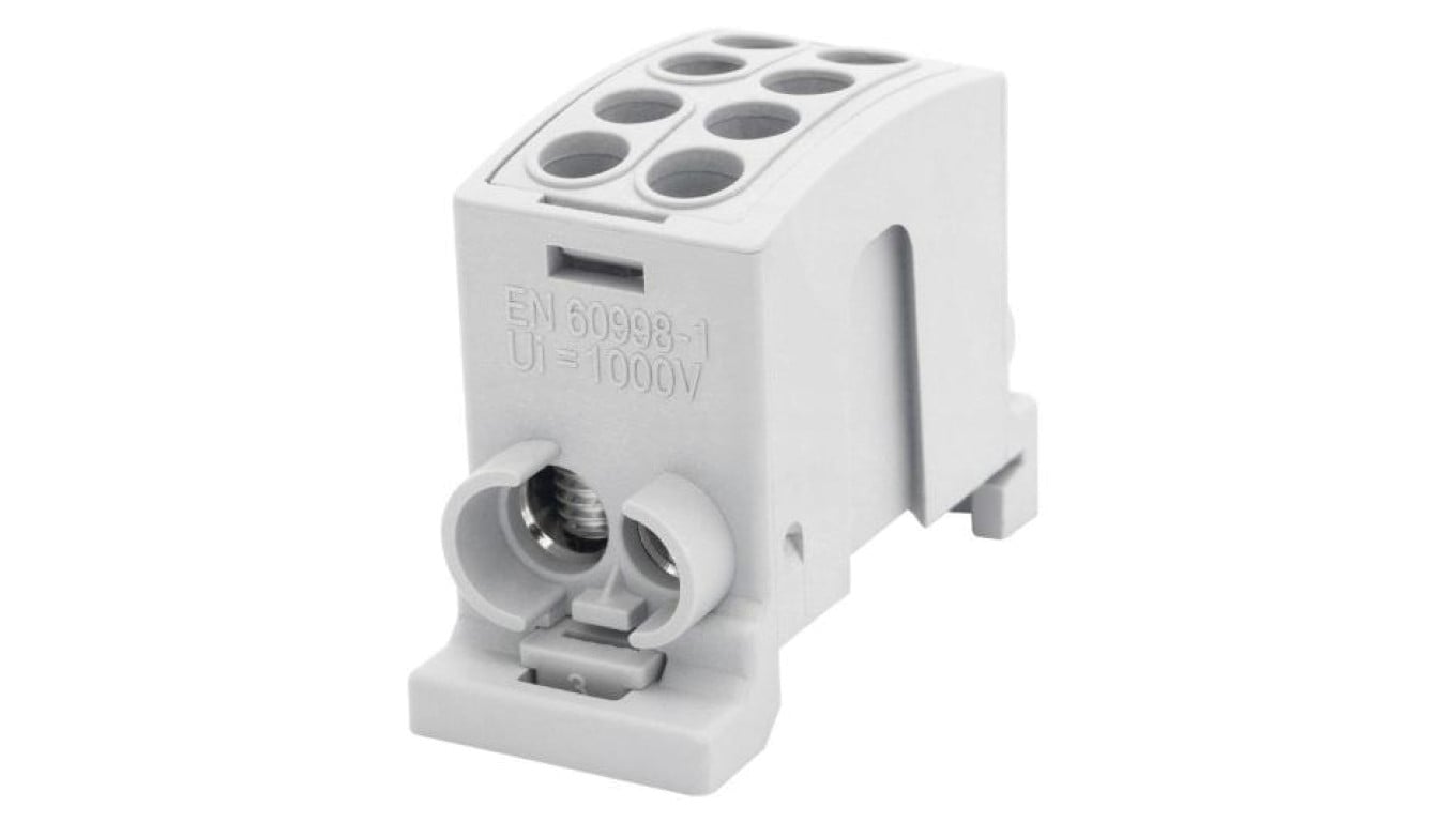 F-ELEKTRO Zacisk HLK 100A-2 (1x25,1x16 / 1x25,1x16) - szary F2.0357