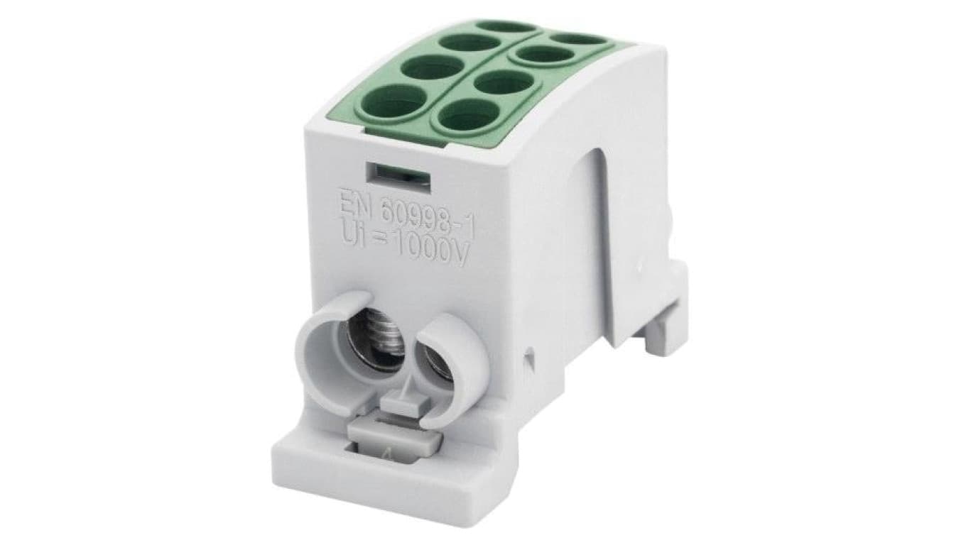 F-ELEKTRO Zacisk HLK 100A-2 (1x25,1x16 / 1x25,1x16) - zielony F2.0359