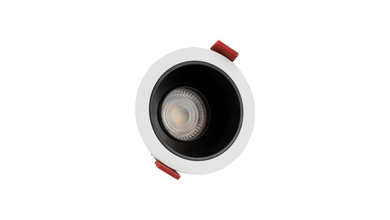 Oprawa punktowa FIALE COMFORT ANTI-GLARE GU10 oczko 250V IP20 fI85x50mm biały / czarny