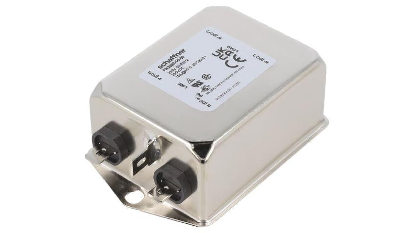 Filtr przeciwzakłóceniowy jednofazowy 250VAC Cx: 470nF 470k FN2060-10-06
