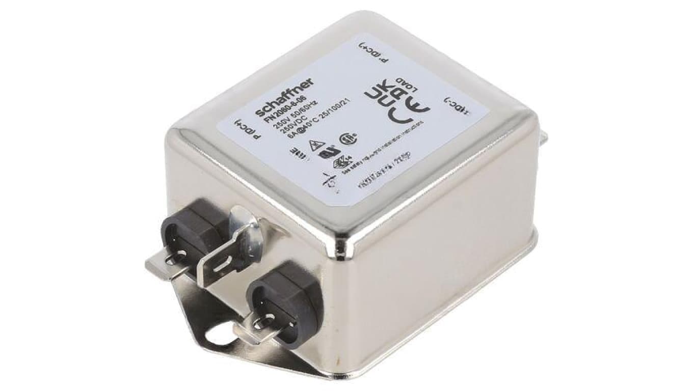 Filtr przeciwzakłóceniowy jednofazowy 250VAC Cx: 220nF 1M FN2060-6-06