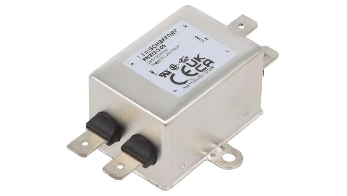 Filtr przeciwzakłóceniowy jednofazowy 250VAC Cx: 15nF 2mH FN332-3-05