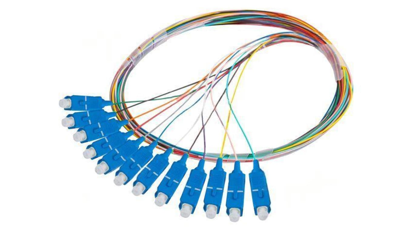 Pigtail światłowodowy SC/UPC 2m Światłowód: 9/125um LSZH FP-SCUP-SE21-1202-MC