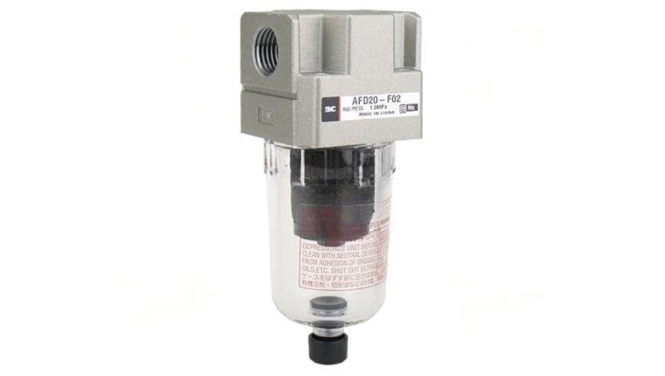 Filtr sprężonego powietrza 120l/min 0,5-10bar 0,01um 8ml AFD20-F02C-A