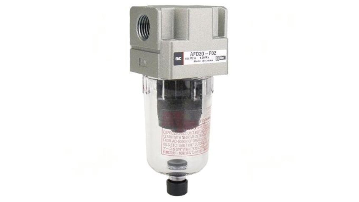 Filtr sprężonego powietrza 120l/min 0,5-10bar 0,01um 8ml AFD20-F02C-A