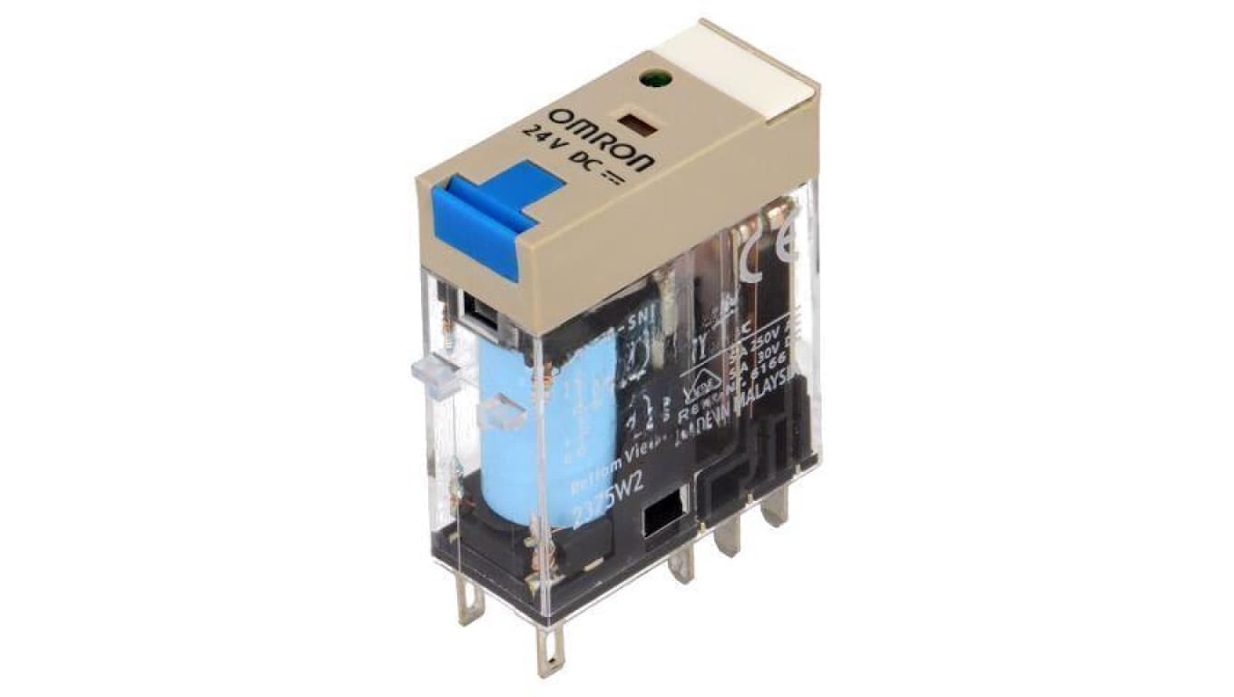 Przekaźnik: elektromagnetyczny DPDT Ucewki: 24VDC 5A/250VAC G2R-2-SNI 24VDC (S)