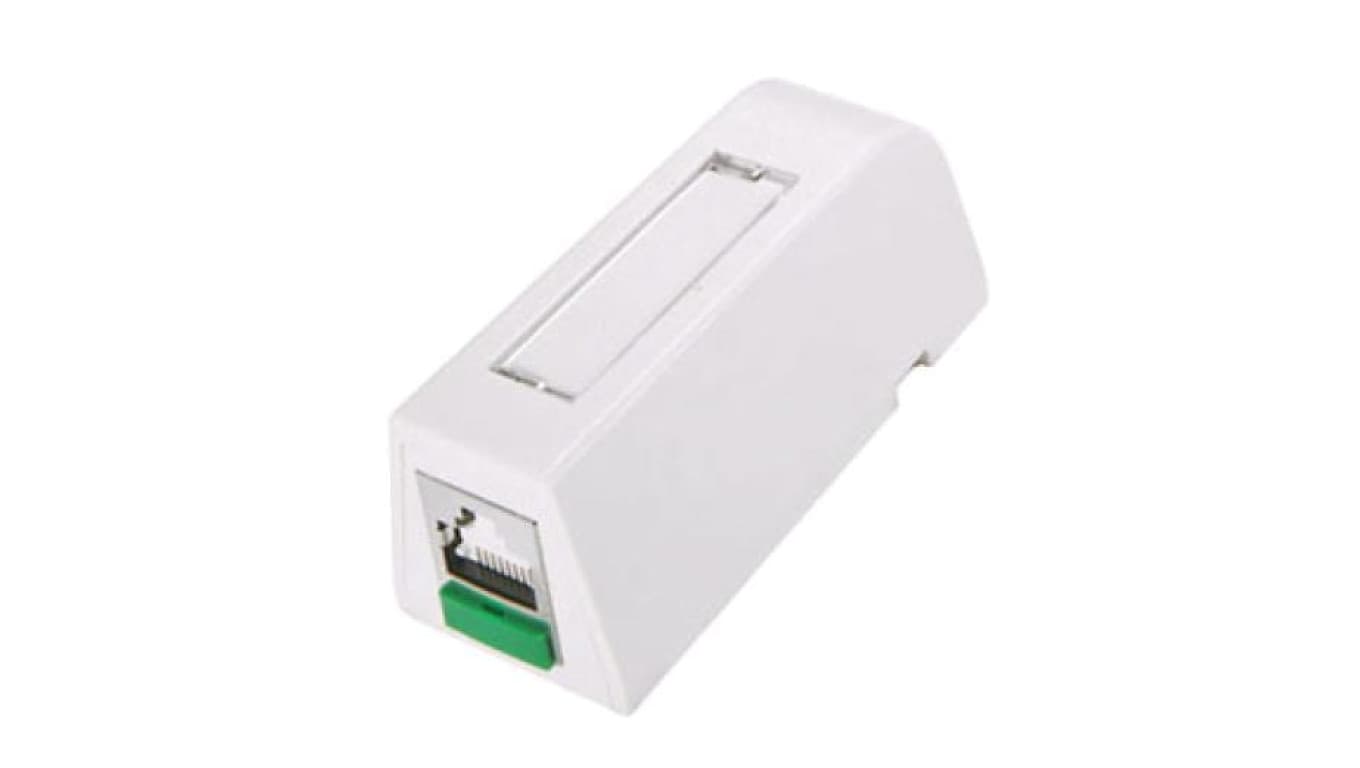 Gniazdo natynkowe Synergy RJ45 kat.6a 568A/B STP DataGate+ białe Molex