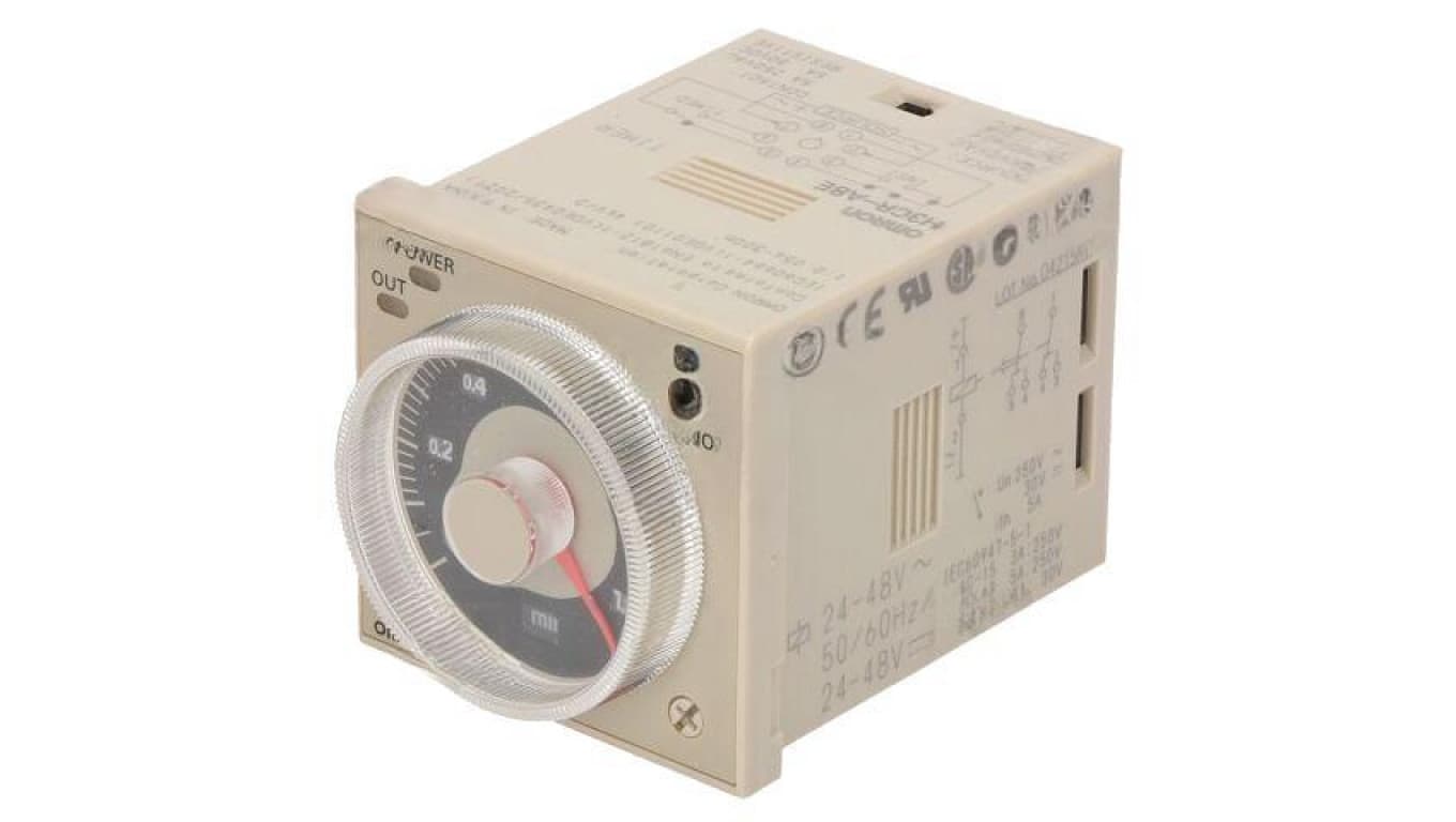 Przekaźnik czasowy 0,05s÷300h SPDT 250VAC/5A Uzas: 24÷48VAC H3CR-A8E 24-48AC/24-48DC
