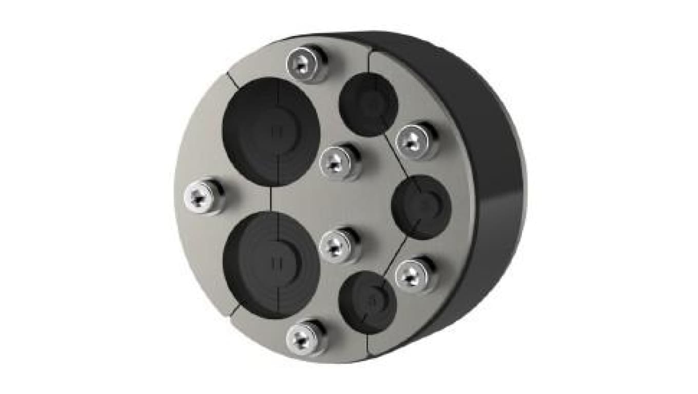 Uszczelnienie wodo-gazoszczelne HRD100 SG 2X8-30 3X4-16,5 B40 A2/EPDM55 z technologią pierścieni segmentowych
