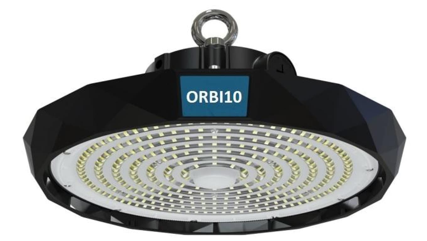 High Bay ORBI10 120W 160W 200W 200lm/w CRI80 4500K 90stopni DIP-SWITCH IP65 DALI 5 lat gwarancji