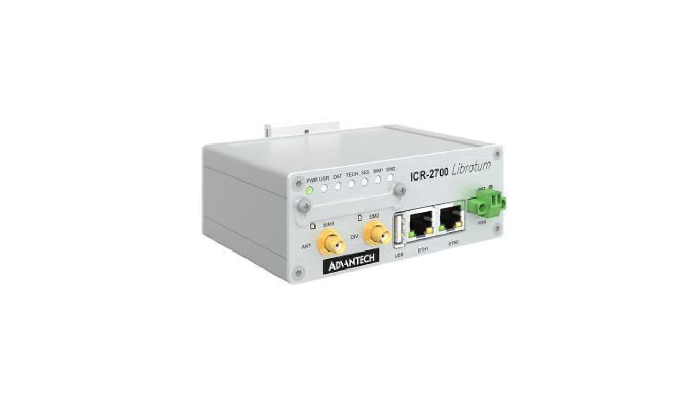 Libratum przemysłowy router 4G i brama IoT dla regionu EMEA EU zasilacz ICR-2734A01