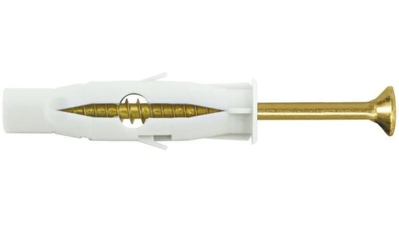 KOŁEK UNIWERSALNY RU-06045 6x35mm Z WKRĘTEM Z ŁBEM STOŻKOWYM 3,5x45mm 100szt.
