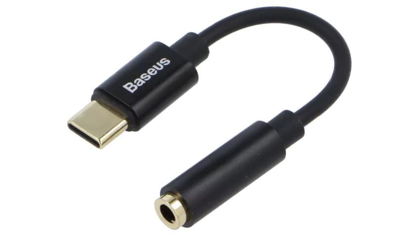 Kabel Jack 3,5mm gniazdo - USB C wtyk 0,05m CATL54-01