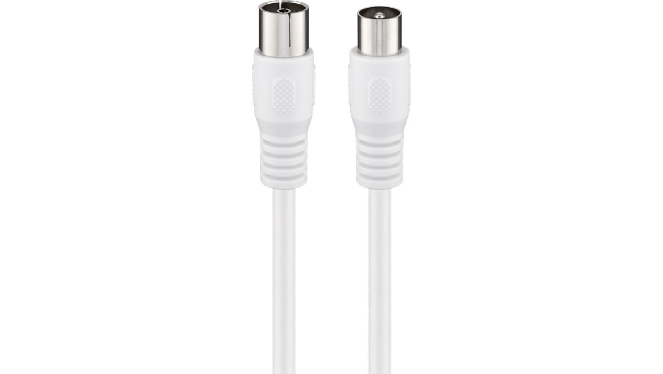 Kabel antenowy (klasa A, 85 dB), podwójne ekranowanie - Długość kabla 1 m